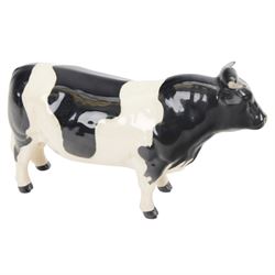 Beswick Friesian Cow family group, comprising Bull CH. Coddington Hilt Bar 1439, Cow CH. Claybury Leegwater 1362 and Calf 1249