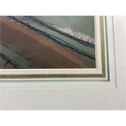 Crawfurd Adamson (Scottish 1953-): Lady on a Sofa, pastel signed 32cm x 44cm
Notes: born in Edinburgh, studied at Duncan of Jordanstone College of Art Dundee 1971-76, became a full time painter in 1983. Adamson's pictures explore relationships, real and abstract, through figures posed in interiors or on the seashore. Works held by Metropolitan Museum of Art New York