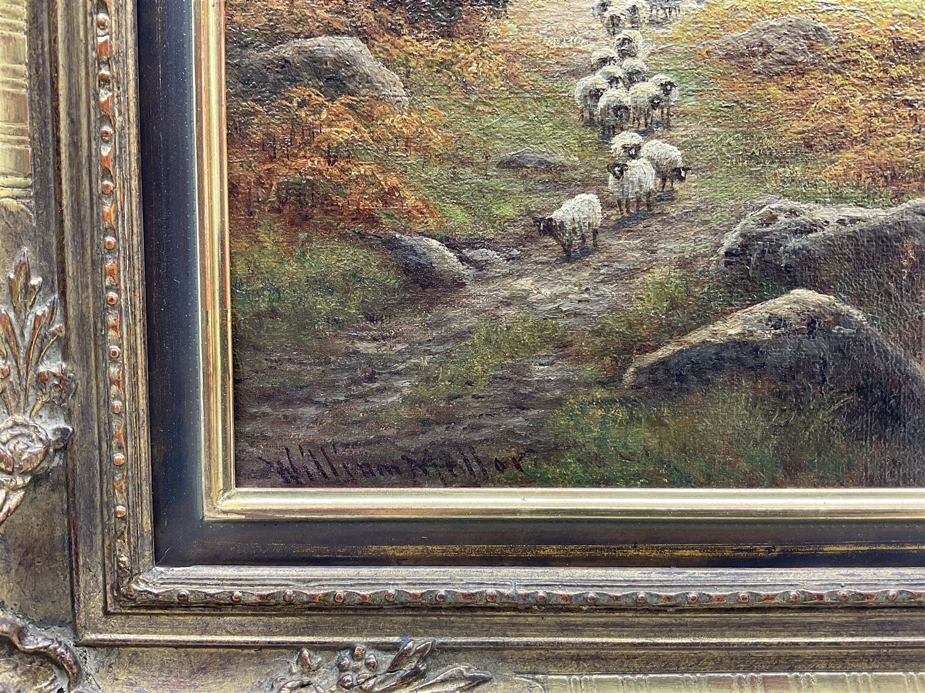 William Mellor (British 1851-1931): 'View near Rydal Westmorland', oil on canvas signed, titled verso 30cm x 45cm