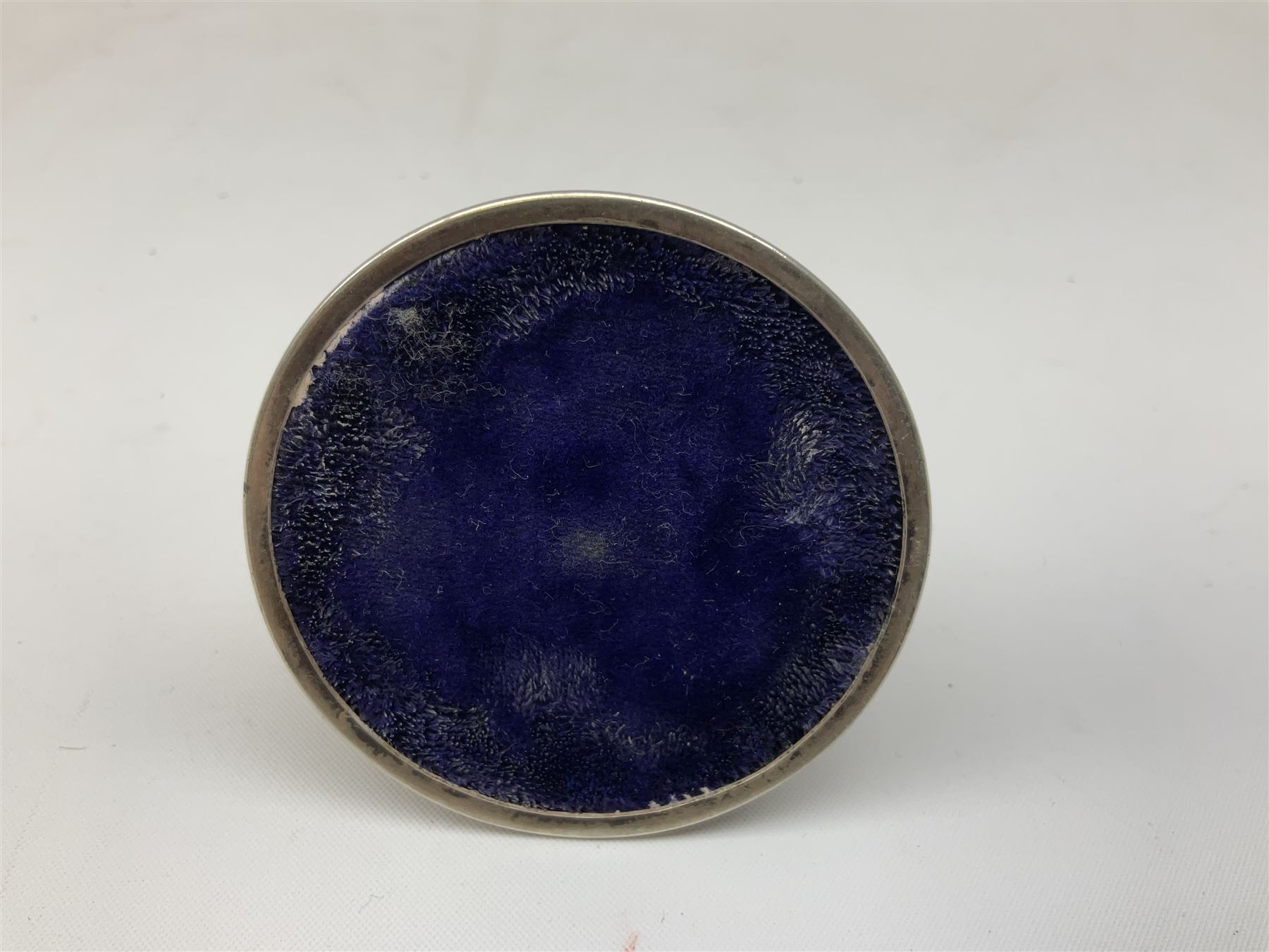 Silver hallmarked novelty pin cushion and pocket watch stand modelled as a wish bone