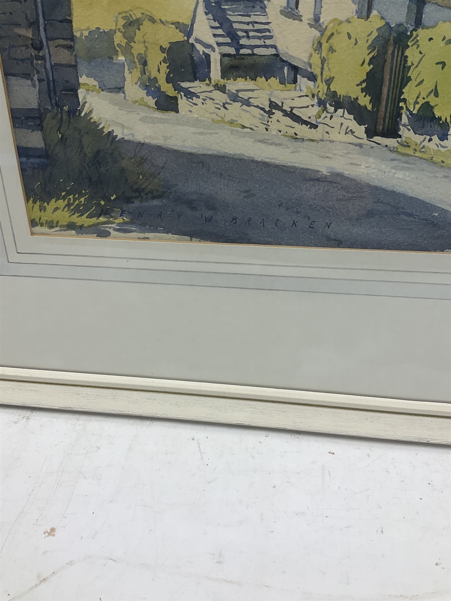 Henry Wilson Bracken (British 1920-1998): 'Glencoe', watercolour signed, titled verso 31cm x 37cm