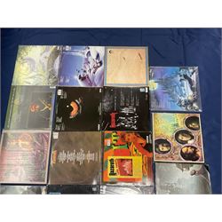 Rock, hard rock and progressive rock vinyl LPs including Greenslade 'Bedside manners are extra', 'Time and Tide', Nazareth 'No mean city', 'Close enough for Rock 'n' Roll', 'tattooed on my brain', 'Rampant', 'expect no mercy', Magnum 'Marauder', 'Anthology', 'Kingdom of Madness', 'Lost On The Road To Eternity' etc (19)