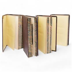 RELOTTED WITH LOT 6308 Lesage - 'Histoire de Gil Blas de Santillane' published in French by Longman in four volumes 1809 half leather (4)