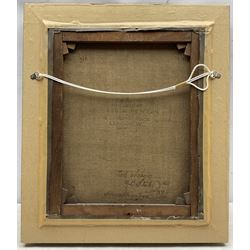 George Blackie Sticks (British 1843-1900): 'Loch Achray', oil on canvas signed and dated 1891, titled verso 44cm x 36cm