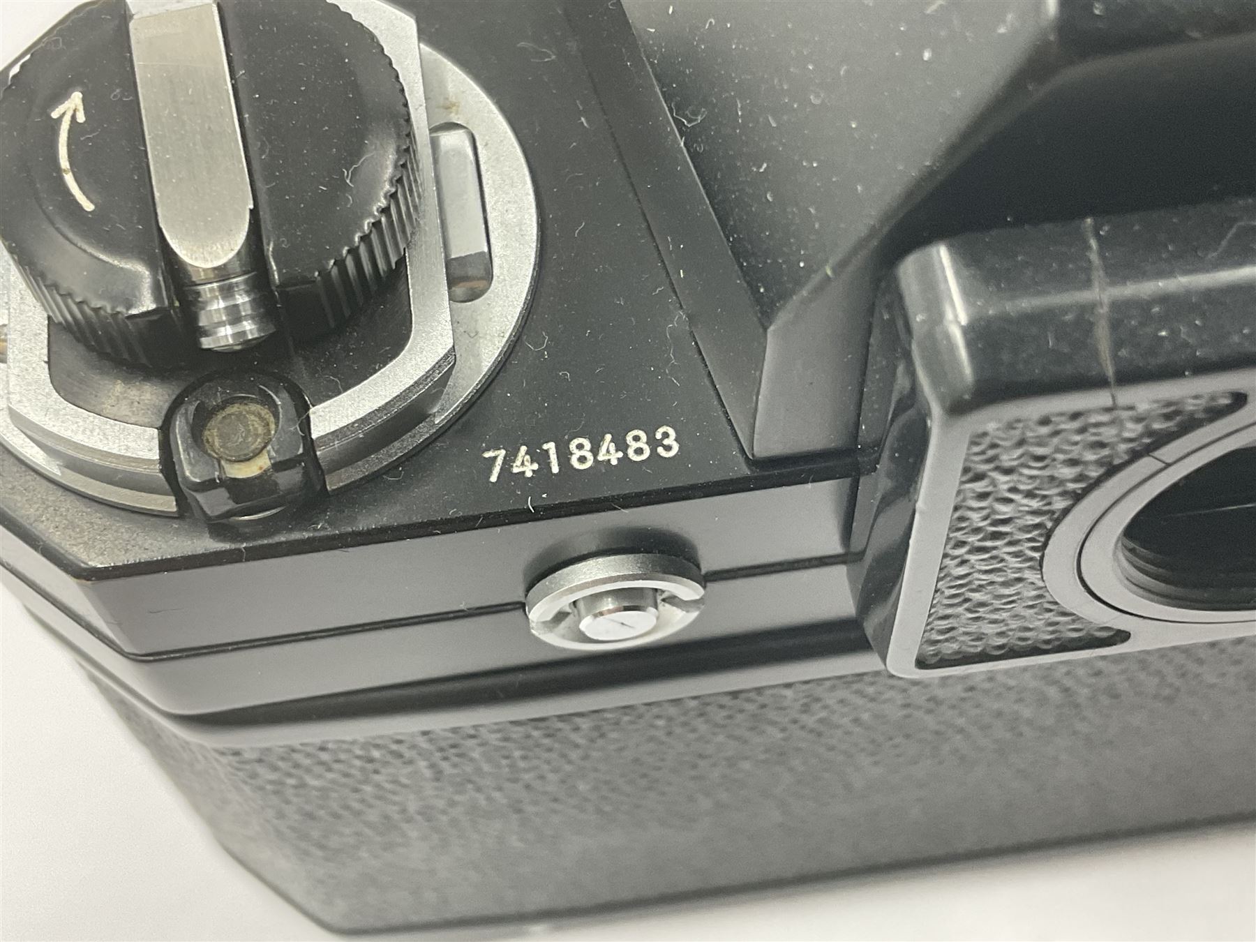 Nikon Photomic FTN Apollo version camera body, serial no. 7418483, circa 1973, with 'Nikon NIKKOR-S Auto 1:1.4 f=50mm' lens, serial no. 1195650  