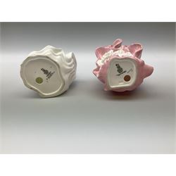 A group of figures, comprising four Royal Worcester examples, The Milkmaid, Lady Emma, Lady Cicely, Lady Hannah, three Royal Doulton examples, Top o' the Hill HN1849, Margaret HN2397, Fair Lady HN3216, two Coalport examples Fairest Flowers Heather, and Pansy, and a Wedgwood figure commissioned by Spink, The Imperial Banquet. 