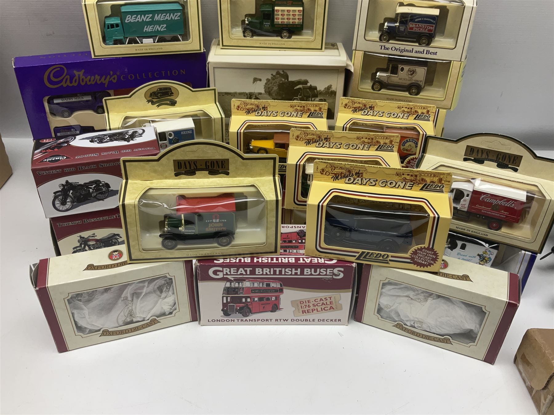 Collection of Diecast models, including examples from Lledo, Majorette, Crown and Blackwell etc 