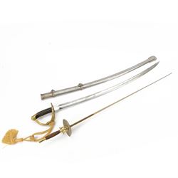 20th century reproduction swords, Ancient Warrior United States cavalry sword and Toledo f...