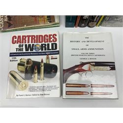 Seventeen books/pamphlets on cartridge making, ammunition, gunsmithing etc including Barnes Frank: Cartridges of the World. 2006 11th edition; Donnelly John T.: The Handloaders Manual of Cartridge Conversions. 1987; Hoyem George A.: The History and Development of Small Arms Ammunition. 2005 Volume Three; Speer Reloading Manual No.11; Baker D.J.: British Handloading Cartridge Tools. 2003. Signed by author etc