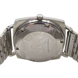 Seiko Sea Lion Selfdater M55 gentleman's stainless steel automatic wristwatch, Cal. 6205B, on stainless steel strap
