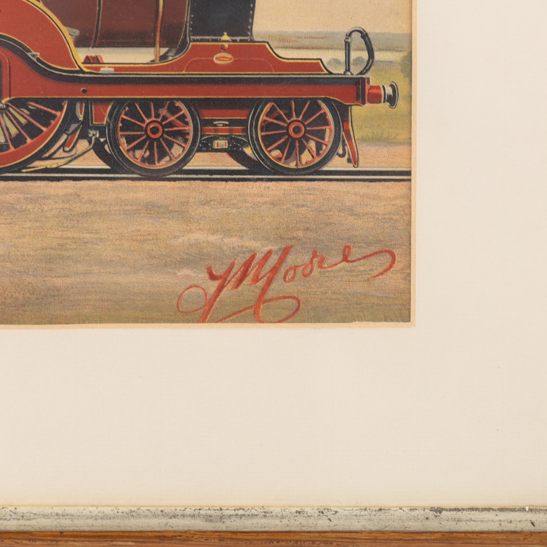 After Edwin Thomas Rudd (British 1861-1940): An East Coast Flier, Great Western Railway no. 3047 'Lord of the Isles', Midland Railway no. 116 and Caledonian Railway no. 769, four coloured prints max 21.5cm x 37.5cm (4)