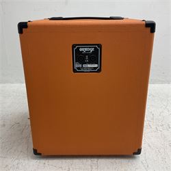 Orange 'Terror Bass' 500 watts Class D Hybrid Bass Amplifier; serial no.03742-0814; L30cm; and Orange 'Voice of the World' SP212 bass cabinet with 2 x 12