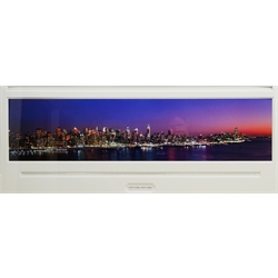  After James Blakeway: 'New York New York' panoramic photographic print 57cm x 110cm Provenance: from the collection of the late Brian Hill of Bridlington  