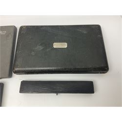 J Halden & Co cased drawing set, together with other cased drawing sets, including examples from prazision garantie and Kern Swiss 