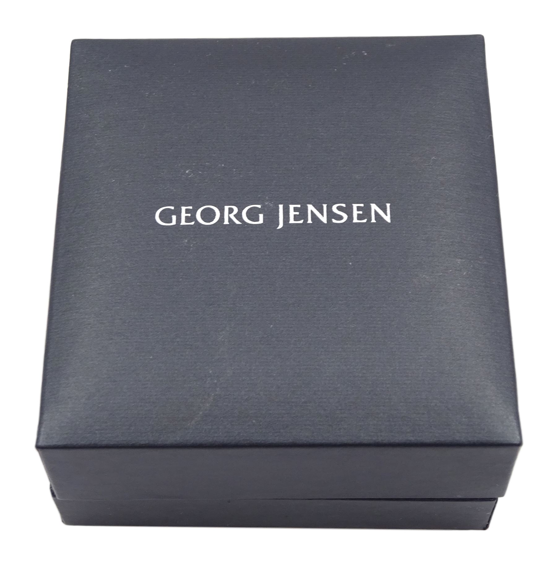 Silver double dolphin pendant necklace designed by Arno Malinowski for Georg Jensen, No. 94