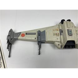 Star Wars - three space vehicles comprising B-Wing fighter and large Millenium Falcon space ship; both with instructions; and Boba Fett Slave 1; all unboxed (3)