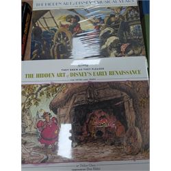 Ten Disney animation books, comprising six volumes of The Hidden Art of Disneys Golden Age - They Drew As They Pleased and four volumes from The Archive Series - Animation, Story, Layout and Design, some still sealed