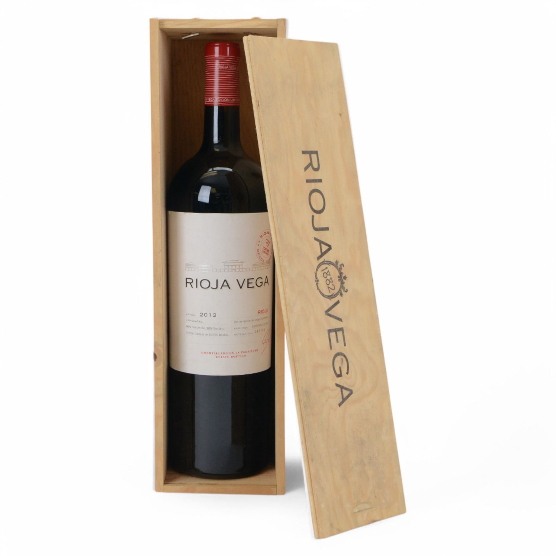 Jeroboam Rioja Vega 2012 Rioja, 3000ml, 13.5% vol, bottle no.030152, in presentation box 