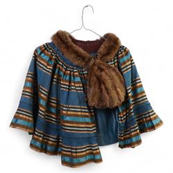 M. Caplan Furs Ottawa silver mink full length coat, another fur coat, a cape with fur trim and four vintage dresses