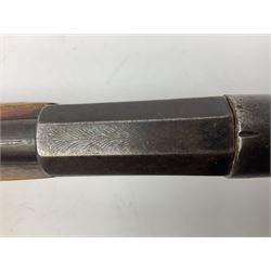 Italian Boehler Blitz .410 folding single barrel shotgun, walnut stock with 70cm barrel, chequered grip and fore-end with cross action safety, No.1779, L112cm overall SHOTGUN CERTIFICATE REQUIRED