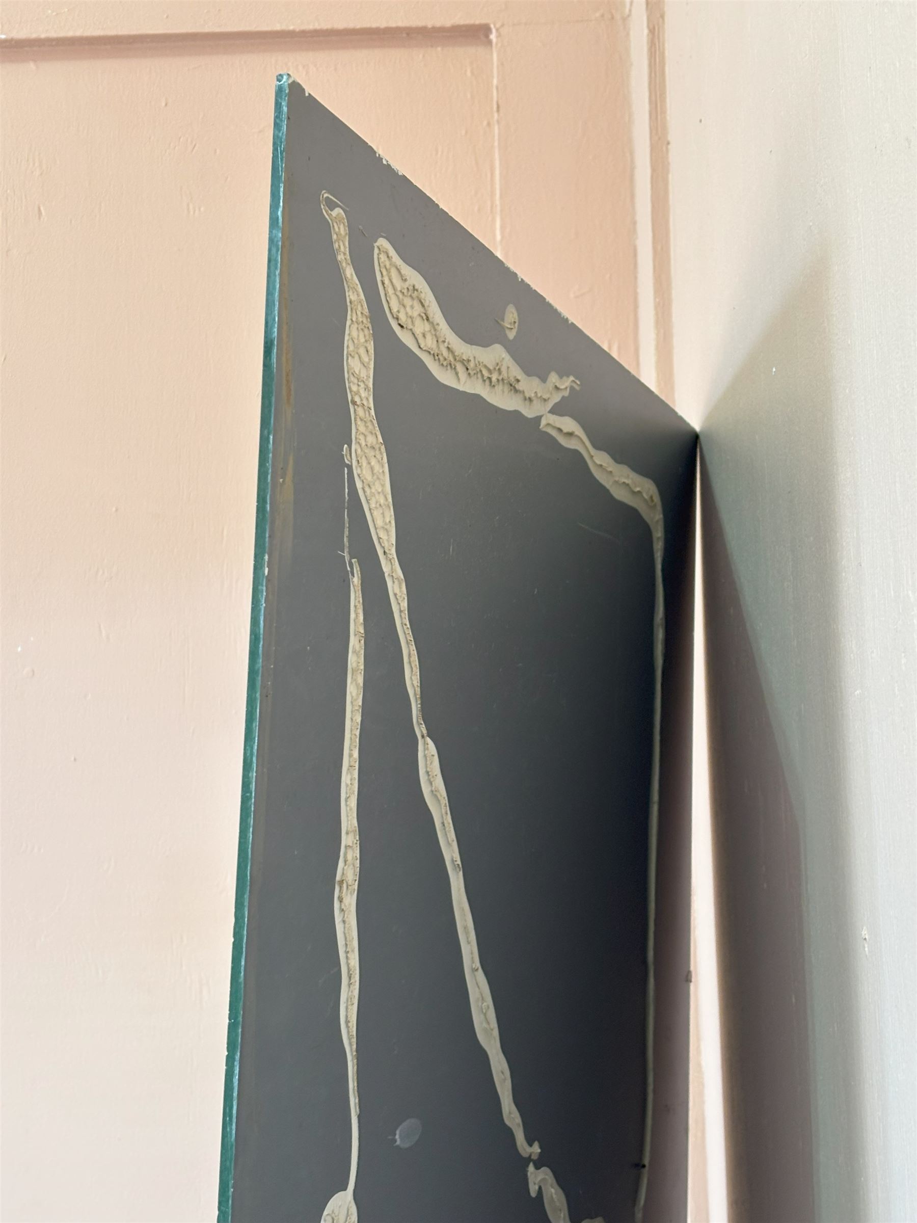 Large pub advertising mirror, 'The Royal Oak' 192cm x 65cm. 
