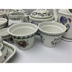 Collection of Portmeirion Botanic Garden, to include two covered tureens, six  jugs, five planters, two mixing bowls etc (26)  