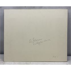 Elinor Bellingham-Smith (British 1906-1988): Winding Path, watercolour and charcoal signed with monogram EBS (unframed) 23cm x 33cm 