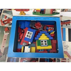 Lego - six 1960s/70s boxes for set Nos.5,40, 050, 066, 070 and 544; well stocked with assorted pieces (6)