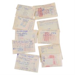 Queen Elizabeth II mint decimal stamps, in presentation packs 1977-1992, sorted into year, together with a small quantity of further loose stamps
