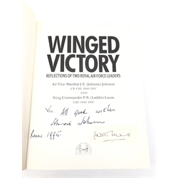  'Winged Victory' Johnnie Johnson & Laddie Lucas, signed by the authors, Limited Edition Publications 1995, in d/w,   