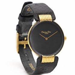 Christian Dior Bagheera Black Moon ladies gold-plated quartz wristwatch, boxed