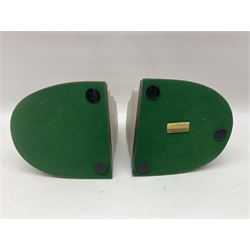 Pair of Border Fine Arts bookends '10 O'Clock Break' model No. L158 by Adrian Hughes, limited edition No. 763/1500, L37cm overall