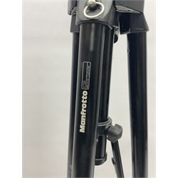 Collection of cameras and lenses, to include Pentax Program A camera body, serial no 123759, with 'Pentax-A zoom 1:3.5-4.5 28-80mm' len, Praktica EE2 camera body with 'Pentacon electric 1.8/50' lens etc, together with a Manfrotto tripod 