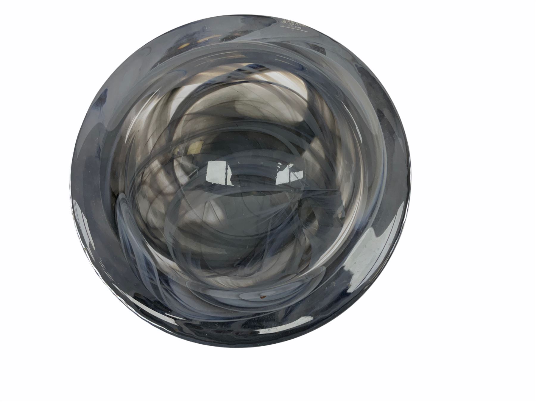 Kosta Boda glass bowl Atoll by Anna Ehrner, D22cm, with box 