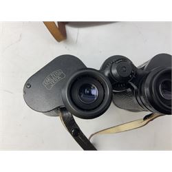 Three pairs of Carl Zeiss Jena binoculars, Jenoptem 10x50W, Jenoptem 8x30W and Jenoptem 10x50, all cased (3)