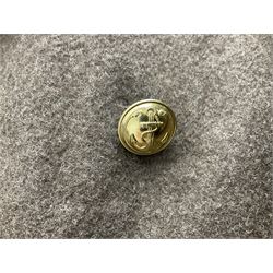 French Gendarmerie greatcoat, bears label for 'Maitre-Tailleur F.M. Barronnier 52 Chaumont 13 Rue Ferrer'; and French greatcoat (Indochine Period Vietnam 1947/1953)