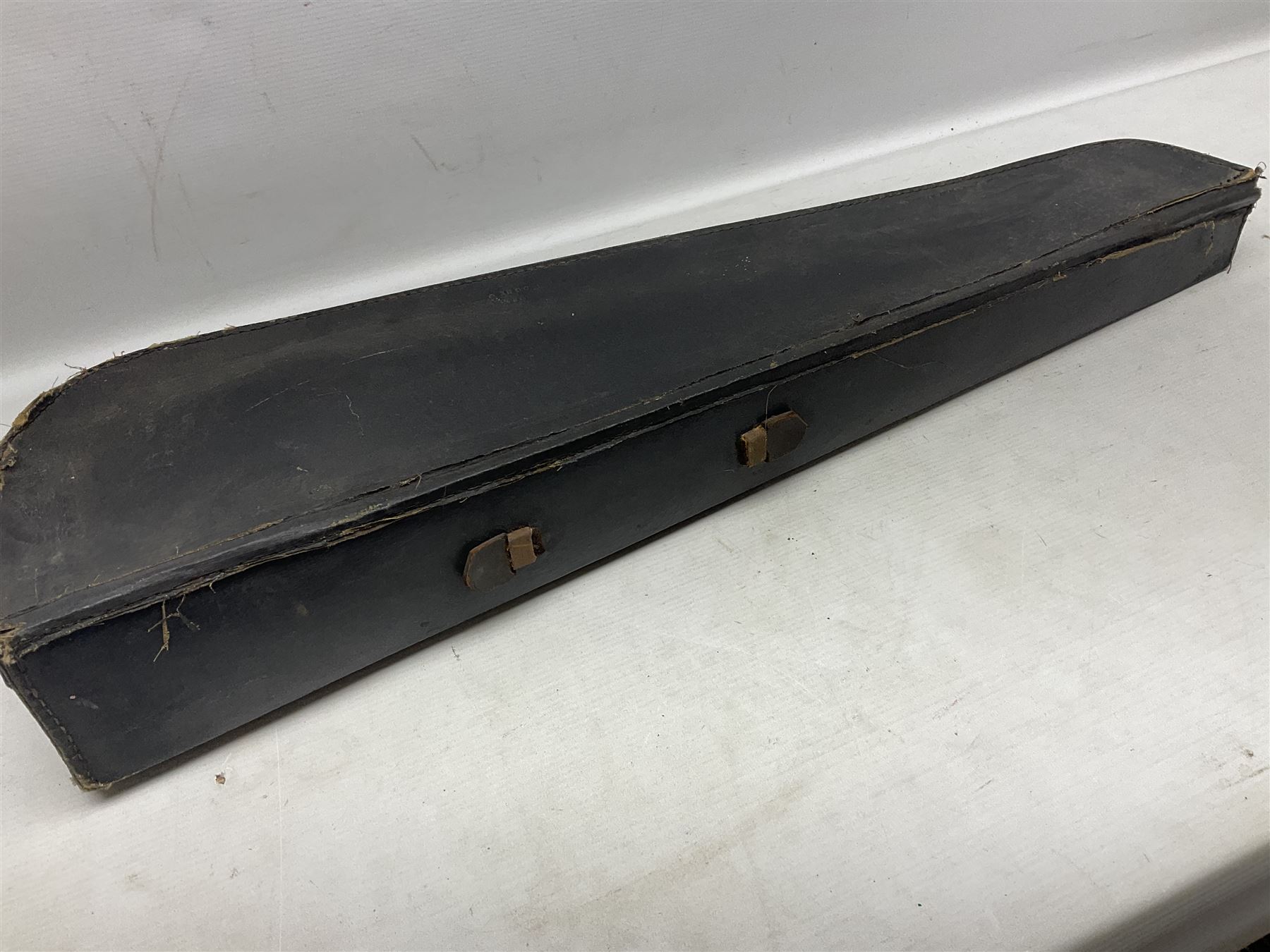 German trade violin c1900 the 36cm two-piece maple back impressed 'Stainer', maple ribs and spruce top, bears label 'Jacobis Stainer in Absam prope Oenipontum 17**' L59cm; in carrying case marked 'The Improved Dome' with bow