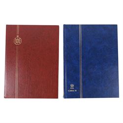 Queen Elizabeth II mint decimal stamps in two folders, face value of usable postage approx...
