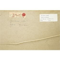 Russell Platt (British 1920-2015): 'York Minster - Blue Scaffolding', oil on board signed inscribed and dated verso 25cm x 30cm
Provenance: Austen Hayes Gallery - Shambles, York