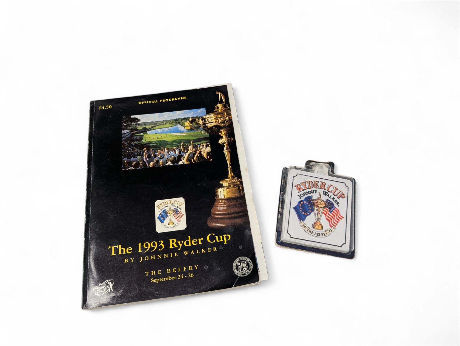 1993 Ryder Cup programme, signed by Nick Faldo, Payne Stewart, etc