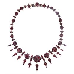 Victorian Bohemian garnet graduating fri