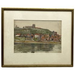 Ernest Llewellyn Hampshire (British 1882-1944): 'Whitby Yorkshire', watercolour unsigned, titled, inscribed verso 24cm x 35cm