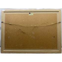 John Stobart (British 1929-2023): 'Invercargill Passing the Nore Lightship', limited print signed in pencil pub. Royle Publications Ltd 1974 with Fine Art Trade Guild blindstamp 54cm x 87cm 
Invercargill was a fully rigged iron sailing ship that sailed between Great Britain and New Zealand carrying emigrants and cargo. Built in 1874, it was lost at sea in 1905.