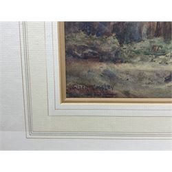 Walter Emsley (British 1860-1938): The Water Mill, watercolour signed 25cm x 35cm