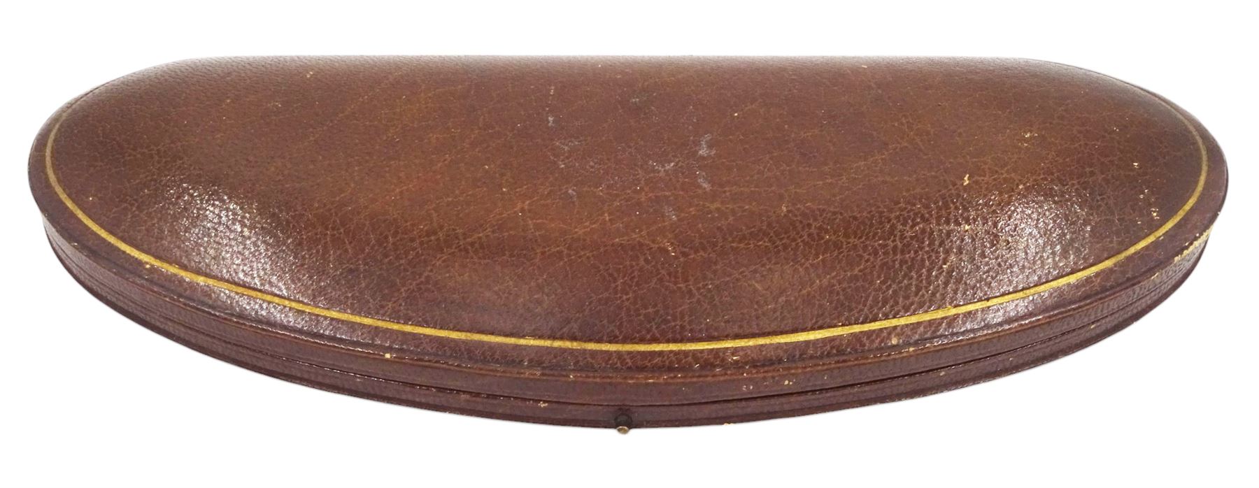 Early 20th century gold split pearl and turquoise necklace, stamped 15ct, in velvet and silk lined box by London & Ryder, New Bond Street