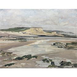 Emily Gertrude Court (1880-1957): The Hampshire Coast, oil on canvas board unsigned 39cm x 49cm
