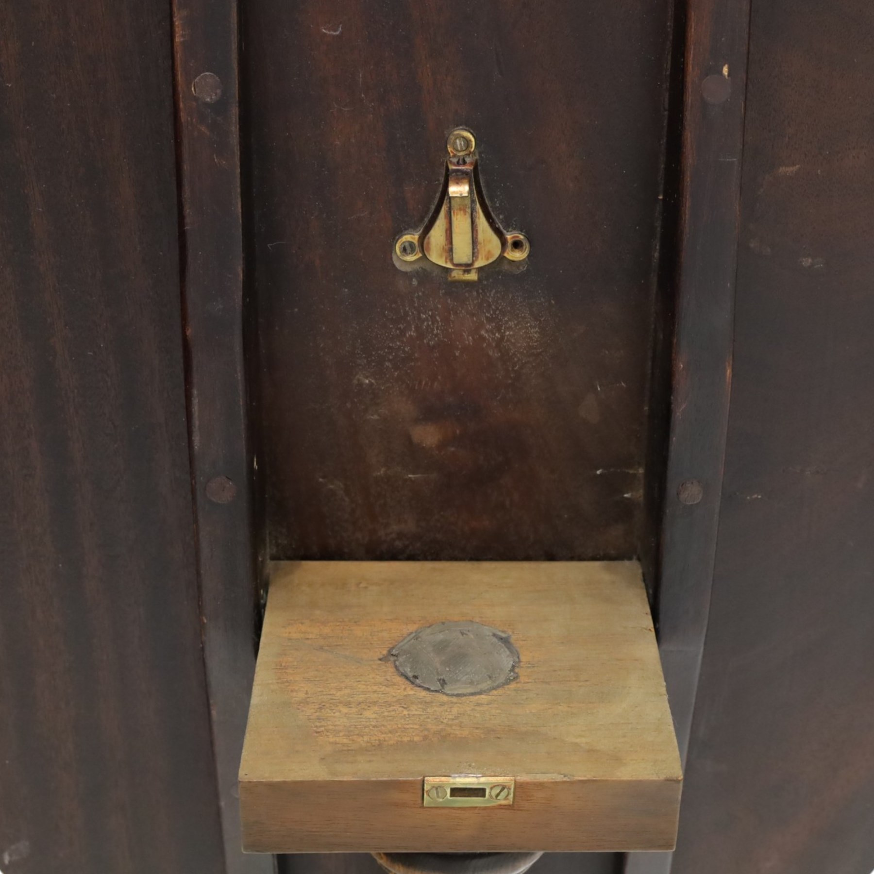 Georgian design mahogany and stained beech oval tilt-top tripod table