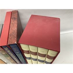Folio Society; eighteen volumes, include Decline & Fall of the Roman Empire in eight volumes, The French Revolution in three volumes etc 