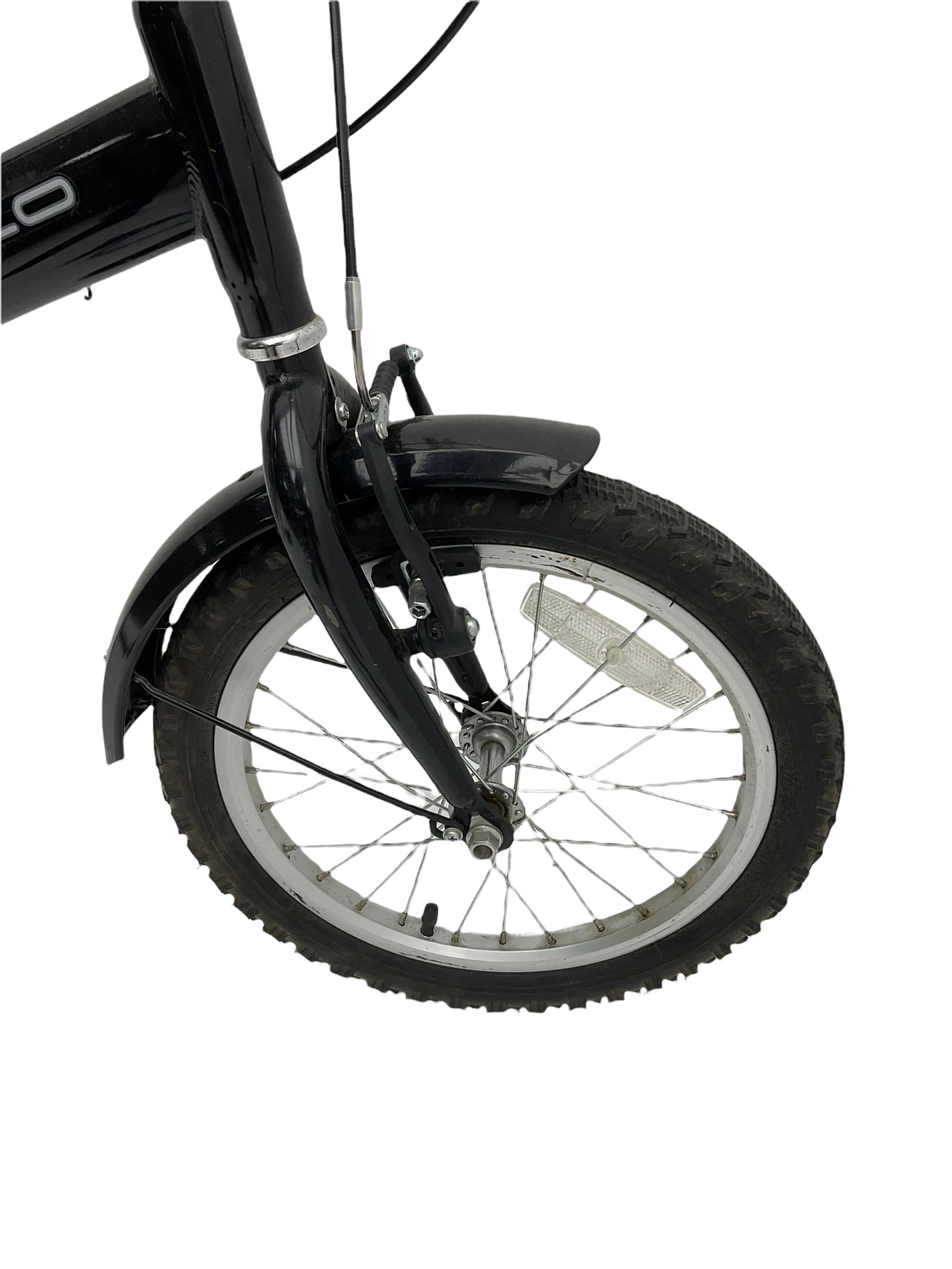 Apollo folding bicycle with hand pump and lock. - THIS LOT IS TO BE COLLECTED BY APPOINTMENT FROM DUGGLEBY STORAGE, GREAT HILL, EASTFIELD, SCARBOROUGH, YO11 3TX