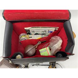 Yashica-A camera body, serial no. A4080073, with 'Yashikor 1:3.5 f=80mm' lens, serial no. 209272 and 'Yashikor 1:3.5f=80mm' lens, serial no 22942, together with Yashica TL-Electro camera body, serial no. 5054162 with 'Yashinon-DS 50mm 1:1.9  40056038